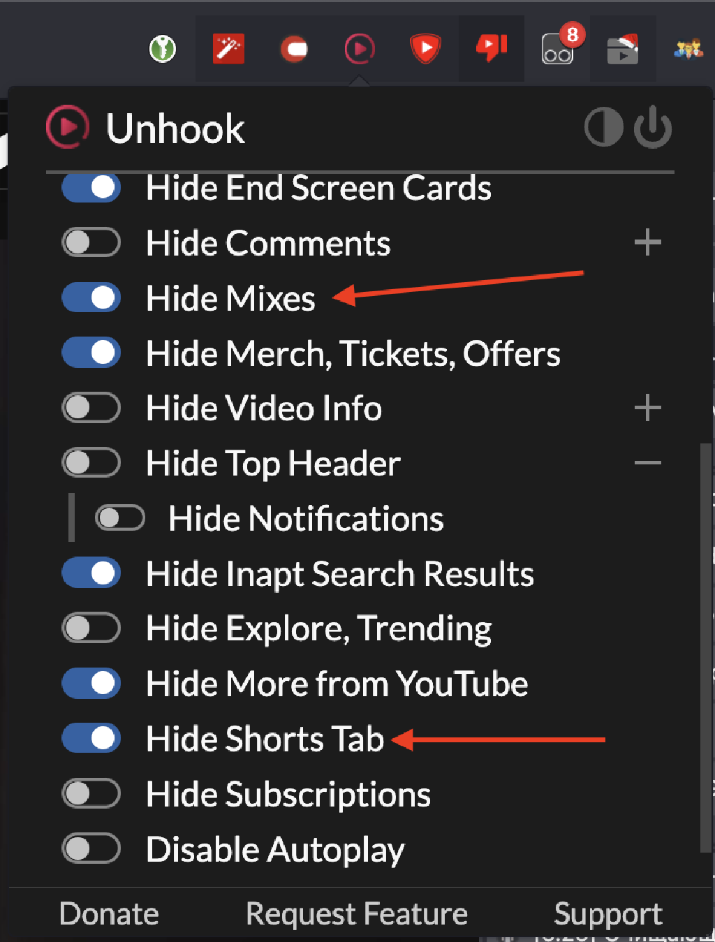 Unhook YouTube Tricks - Как пользоваться YouTube с минимумом потерь